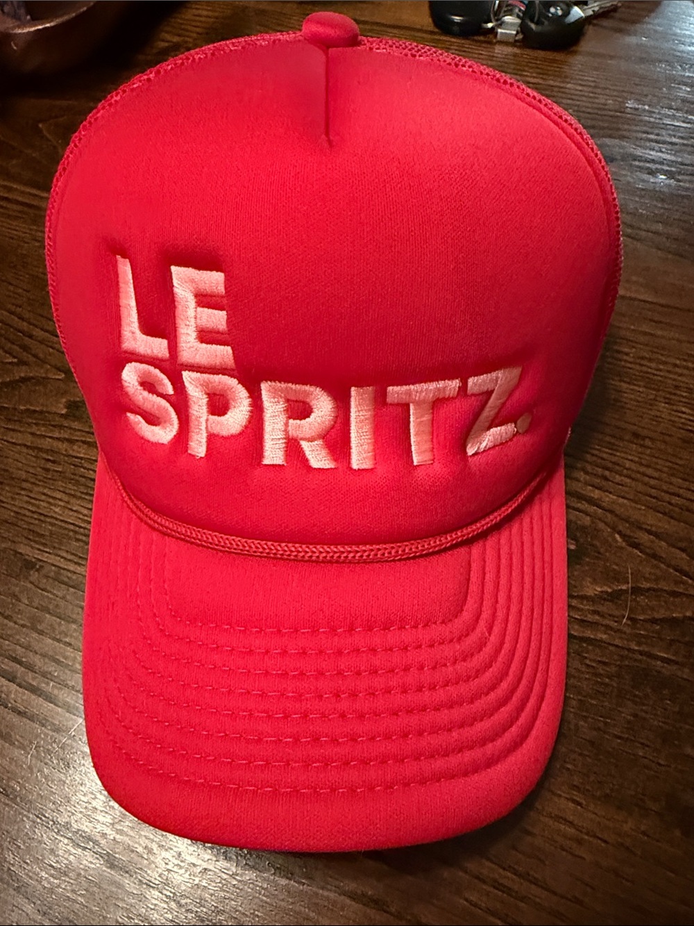 Spritz Red Trucker Hat
